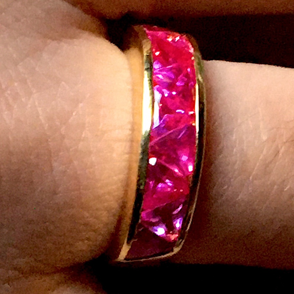Sterling Silver Rhodolite Garnet Cocktail💍 🎈Last Chance! Offers welcome.🎈
